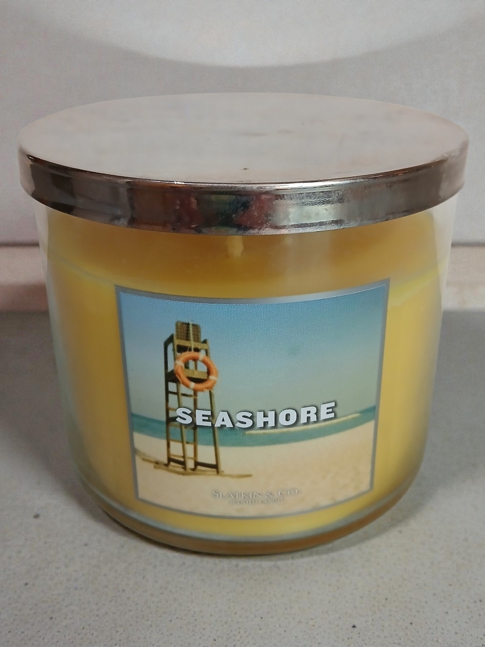 Bath & Body Works Seashore Candle - Yellow